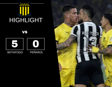 Compacto mejores jugadas Botafogo  vs Peñarol  Copa Libertadores 2024